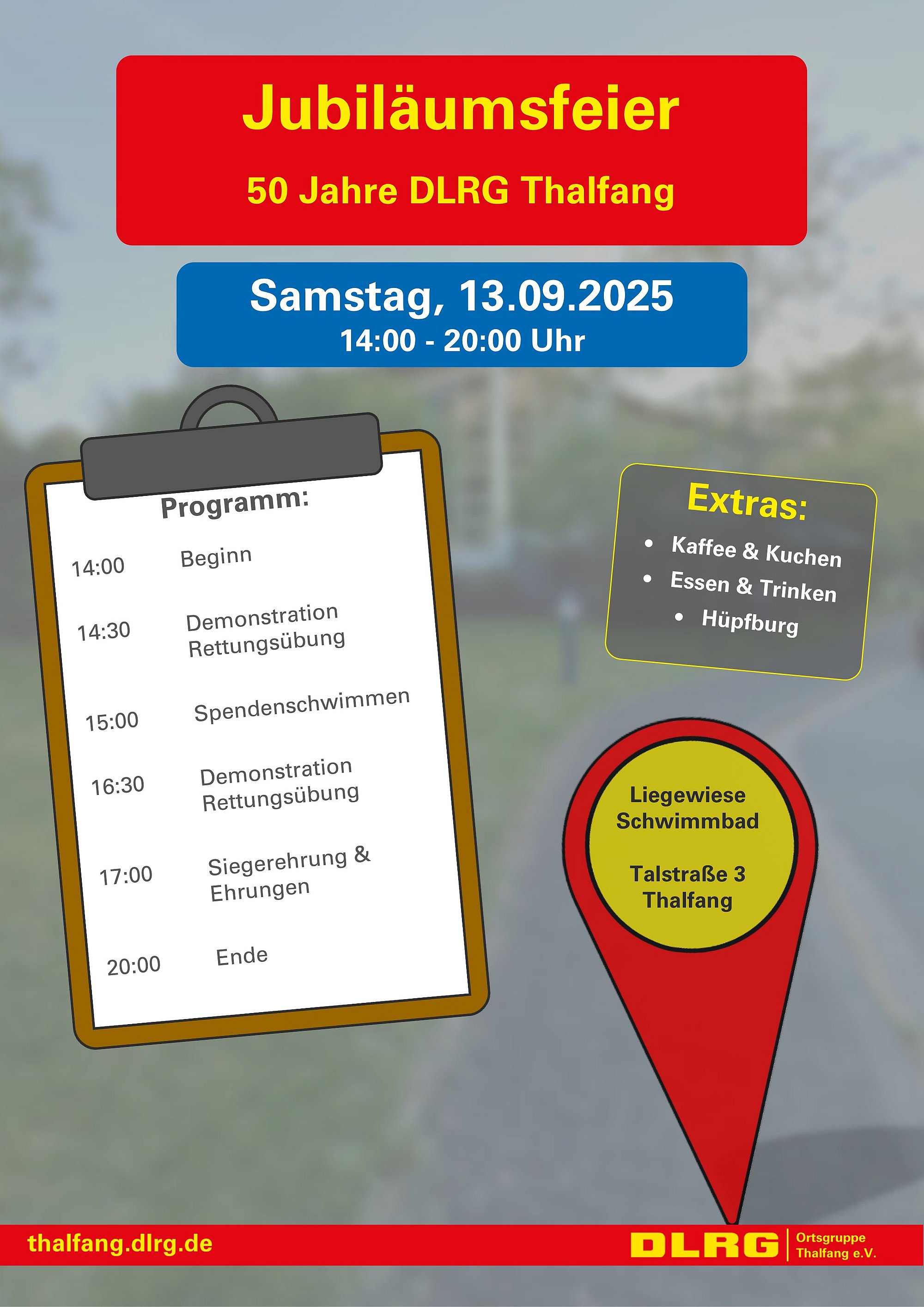 Flyer Jubiläumsfeier